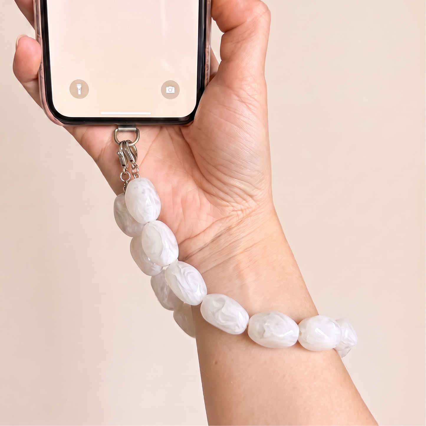 DIY Telefoonkoord Kit Zilver - Stainless Steel