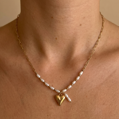 DIY Parel Ketting Kit Goud - Stainless Steel